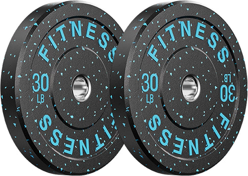 20-650Lbs Bumper Plates 2" Weight Plates Barbell Weightlifting